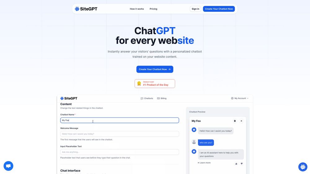 image for SiteGPT