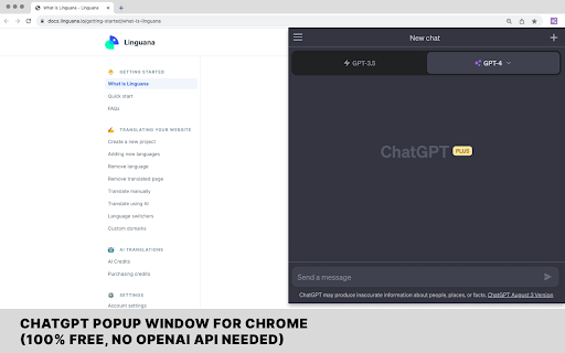 image for WebWise ChatGPT English (USA)
