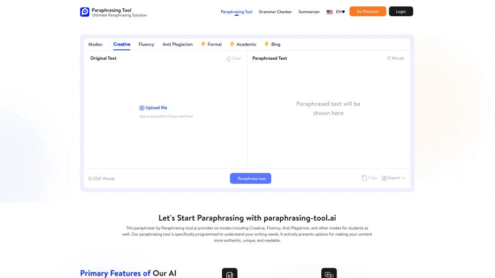 image for paraphrasing-tool.ai