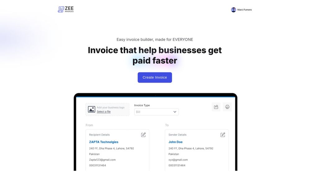 image for ZeeInvoices