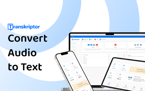 image for Transkriptor Transcribe Audio to Text