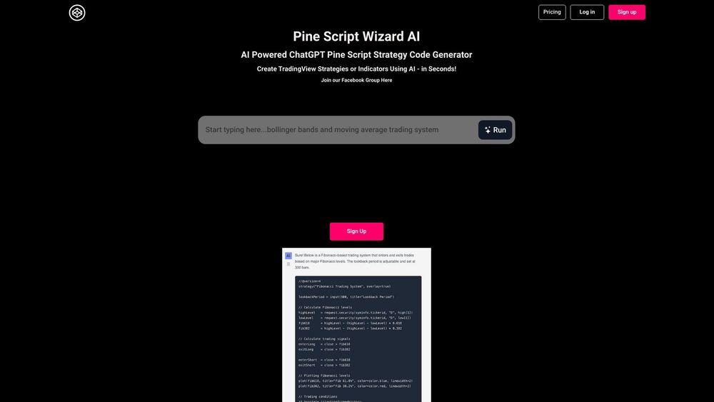 image for Pine Script Wizard AI