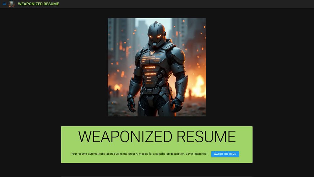 image for WEAPONIZED RESUME
