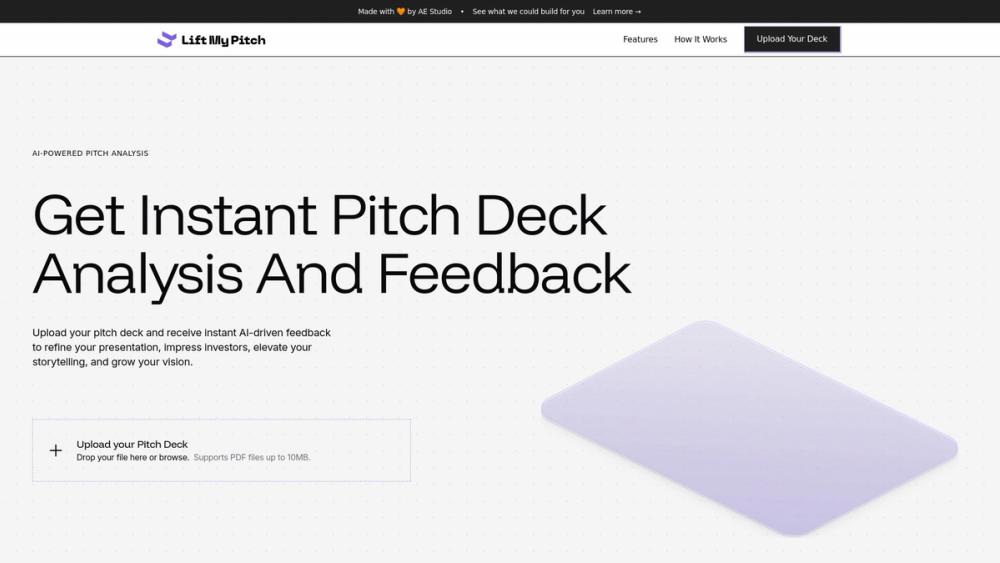 image for Lift My Pitch