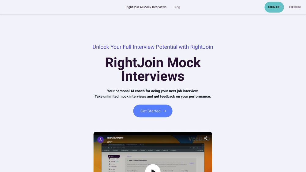 image for RightJoin AI Mock Interviews