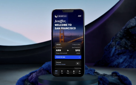 Official SAS Airline App Design