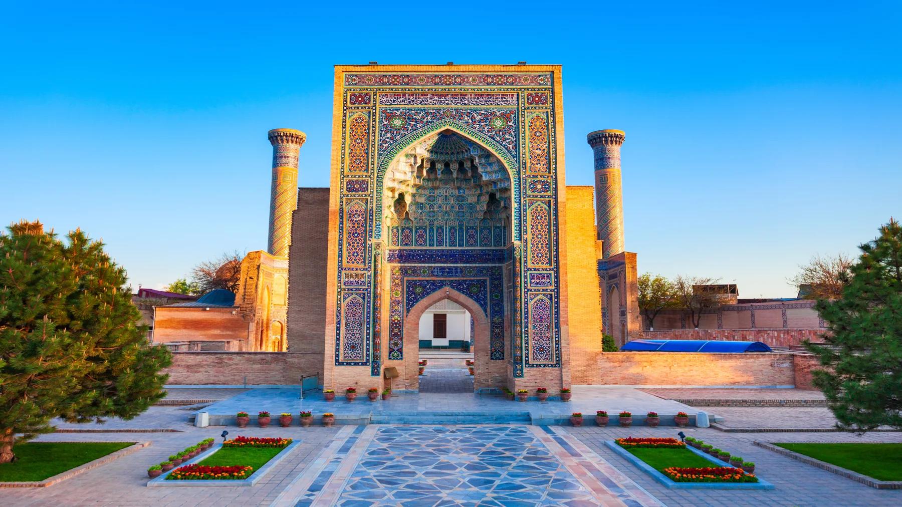 Gur Emir mausoleum in Samarkand, Uzbekistan
