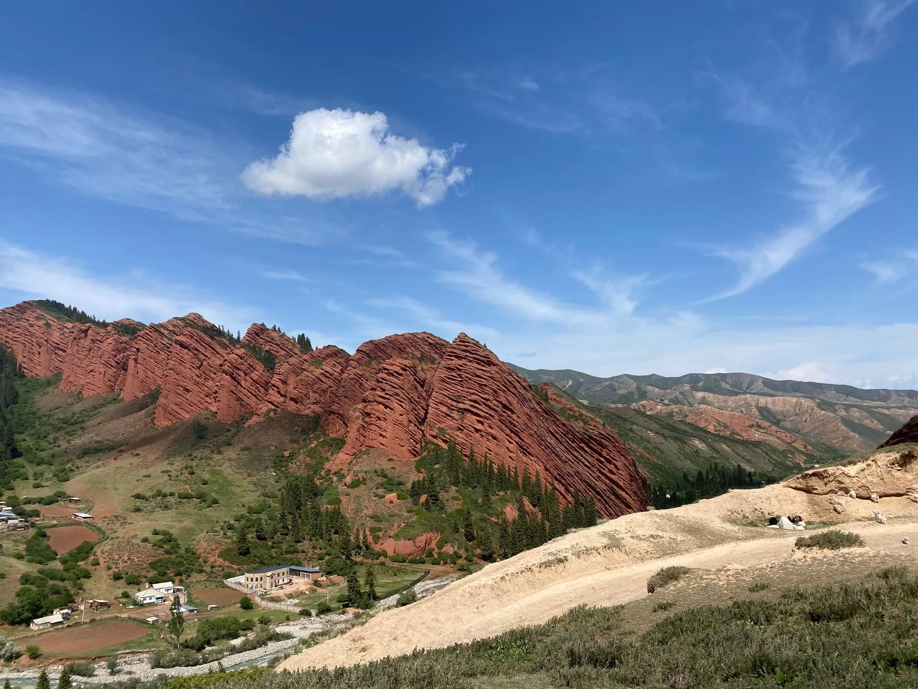 Issyk Kul lake, Kyrgyzstan, on the 3 day private tour