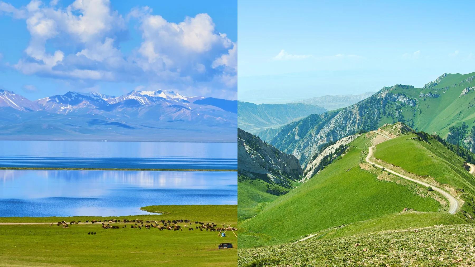 Kel Suu and Son Kol lakes area, Kyrgyzstan, on the 4 day private tour