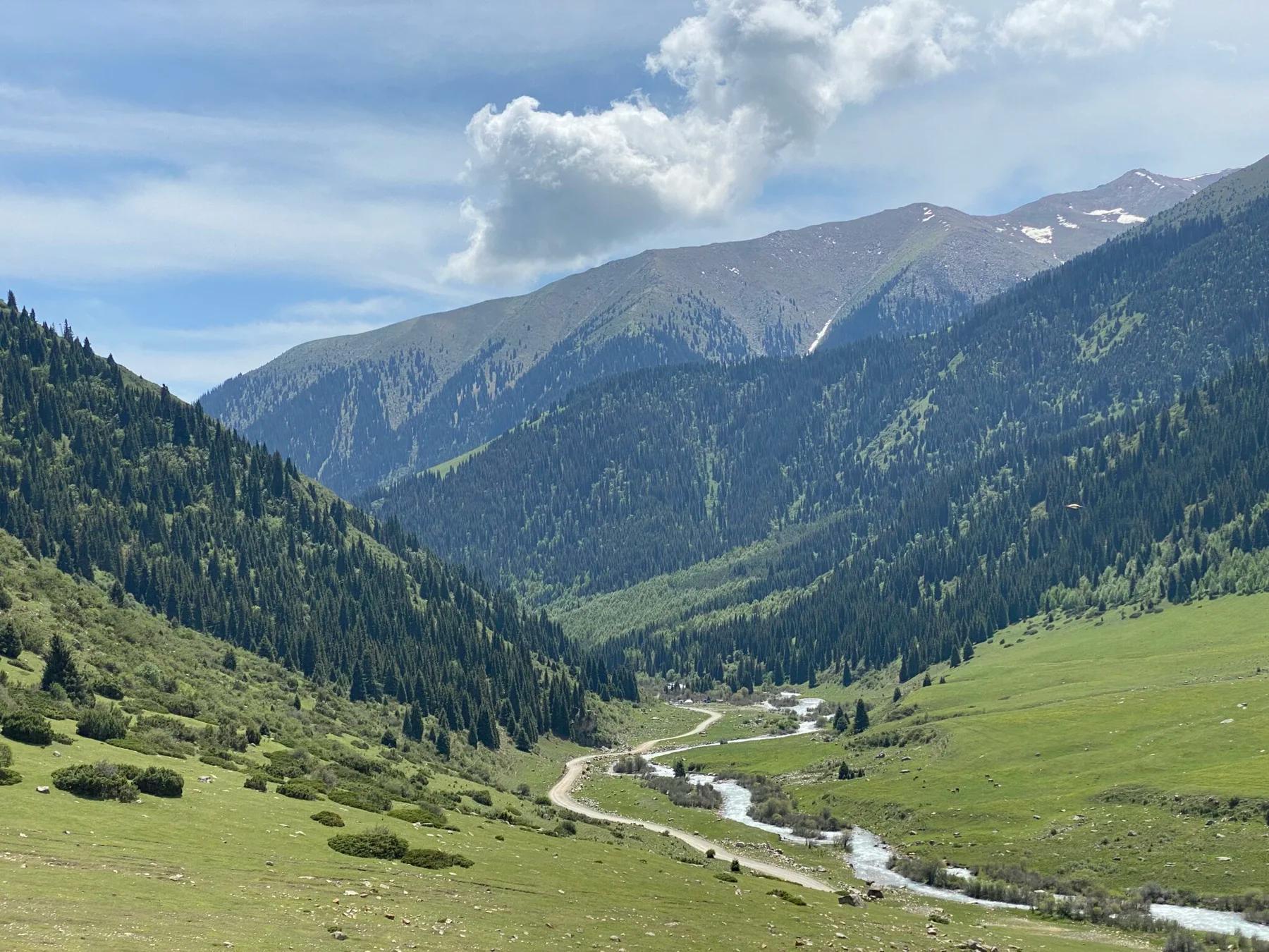 Grigoriev gorge in the Issyk Kul region