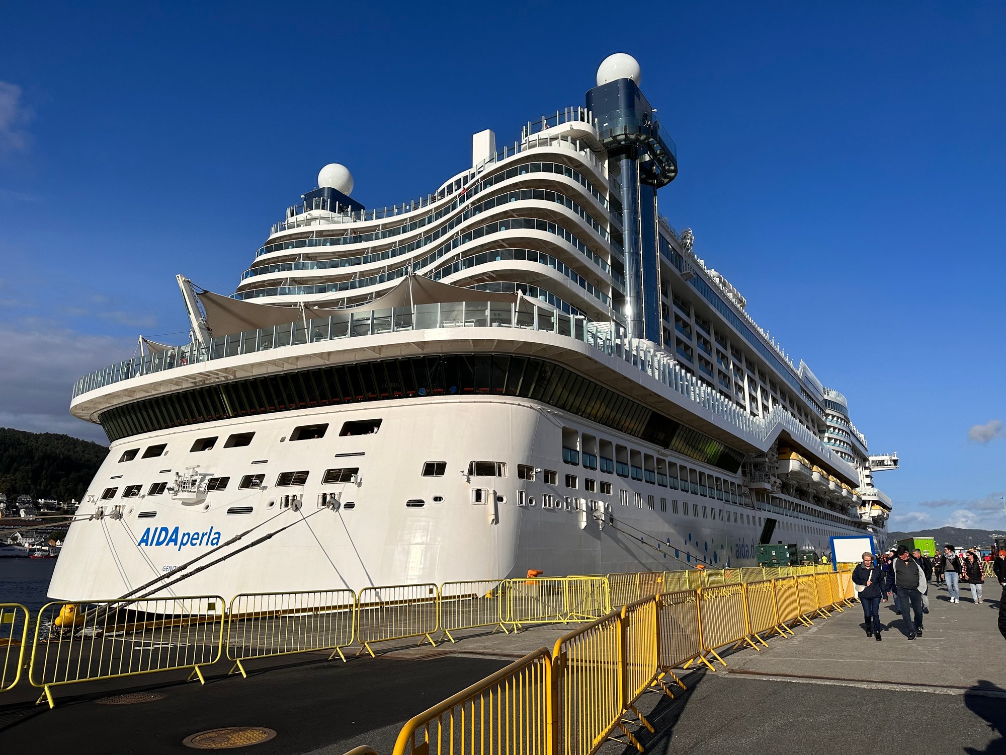 Cruise tourists are being counted for the first time