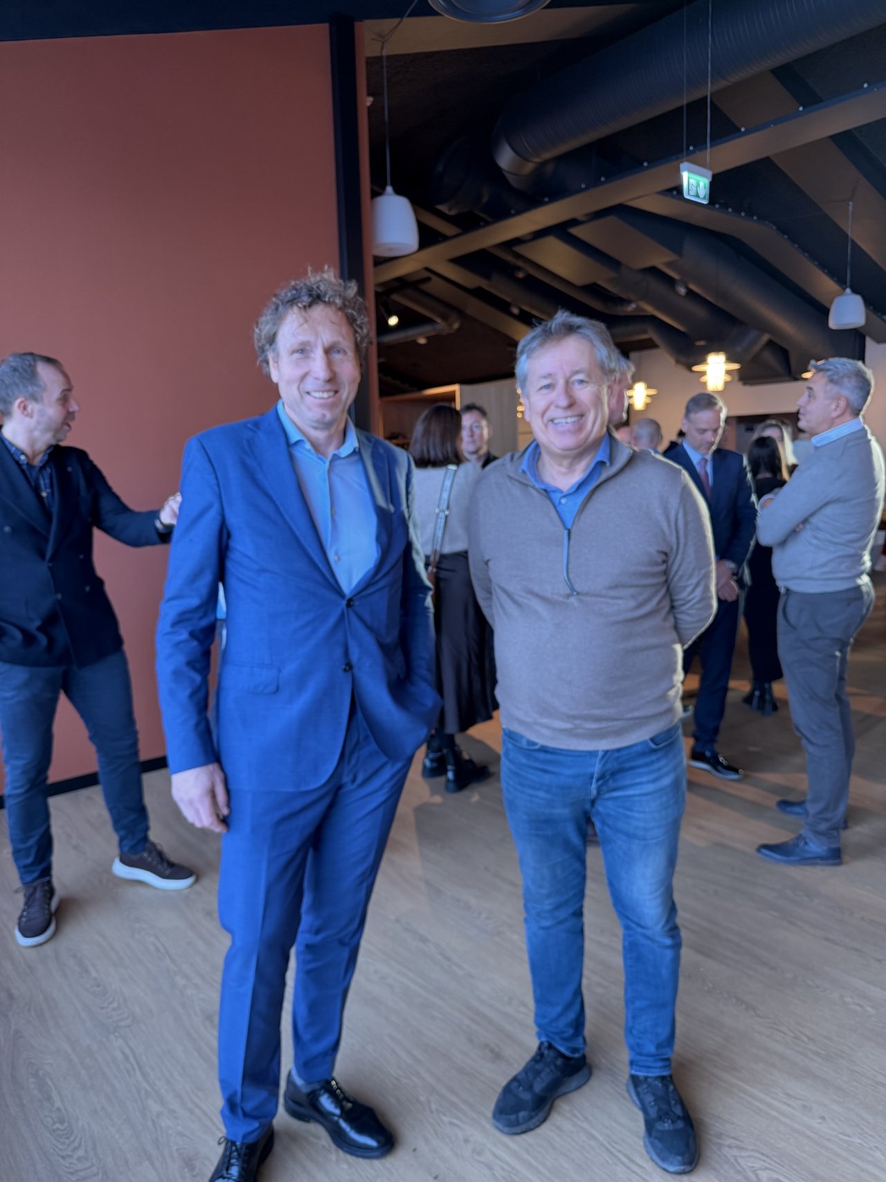 Port Director Michal Forland, og director of Baatmann Stasjonen Jan Jentoft 