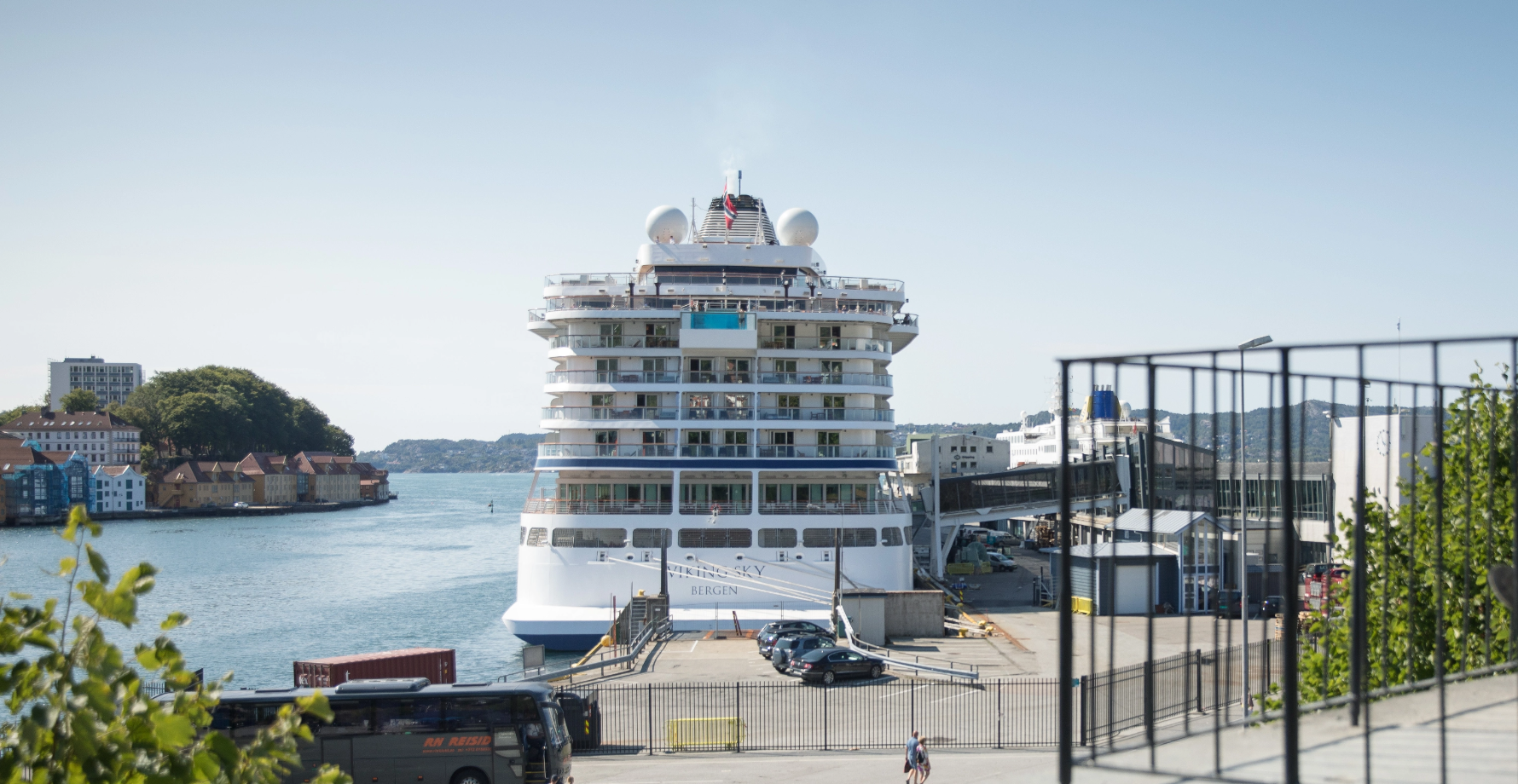 Cruiseship in port