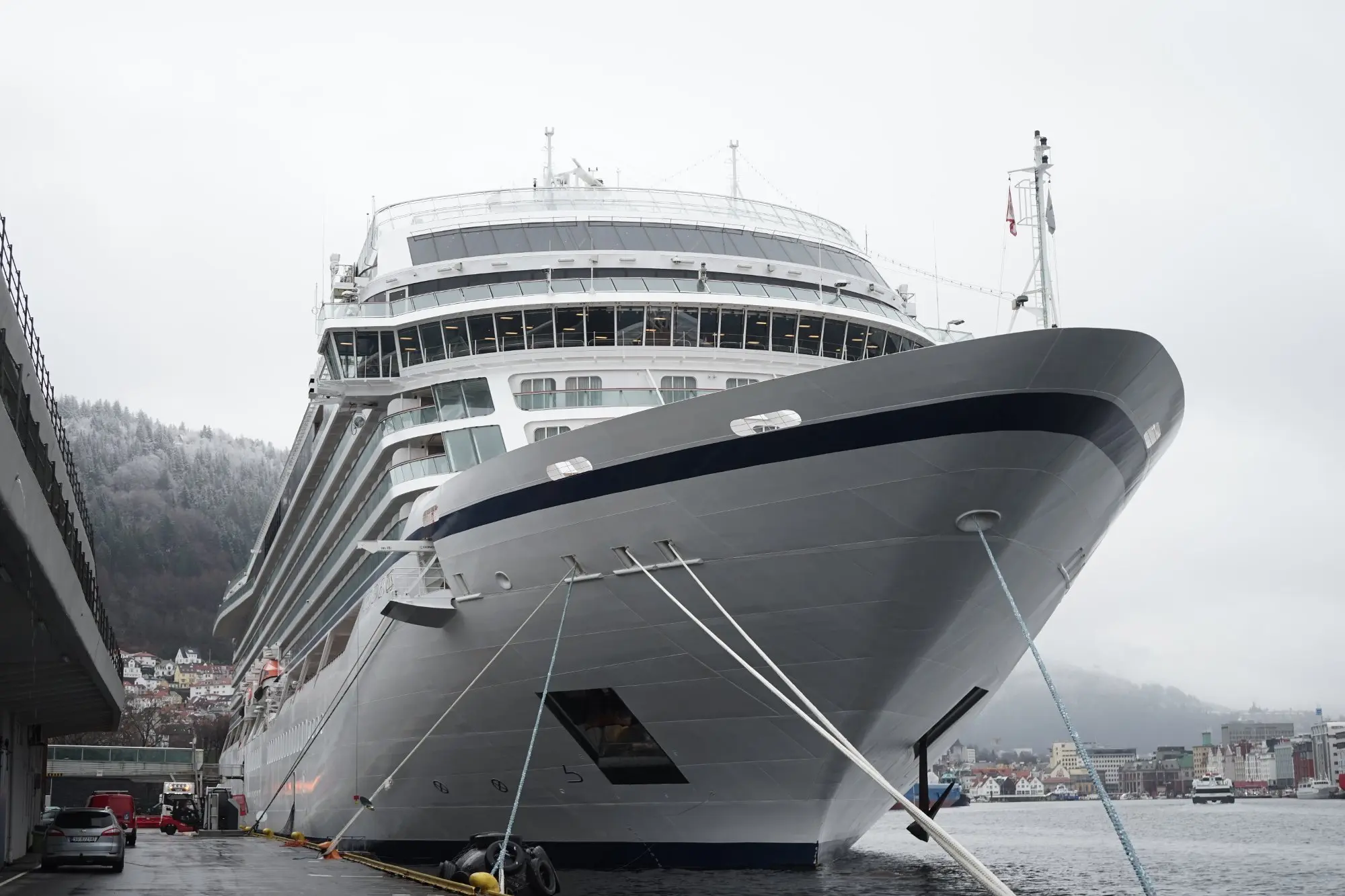 Cruiseship in port