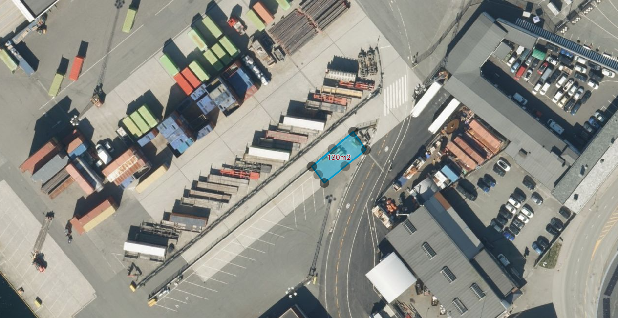 Søknad om salgsplass i cruisetraseen i Jekteviken