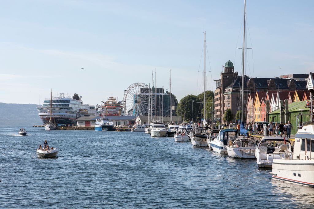 Bergen Havn ønsker flytebrygger i Vågen