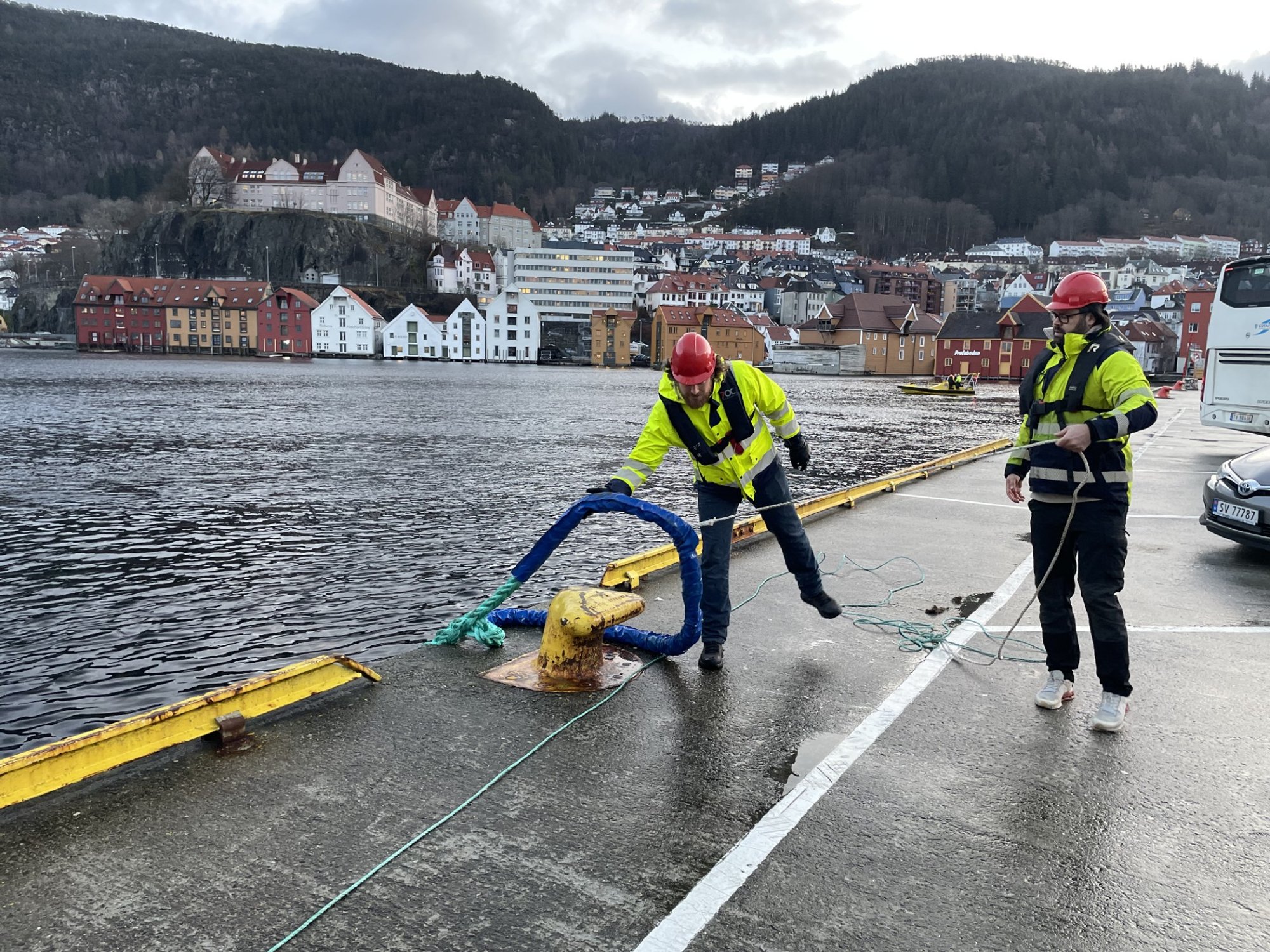 Båtmann-Stasjonen sine fortøyningsoppgaver blir nå en del av Bergen Havn sitt tilbud