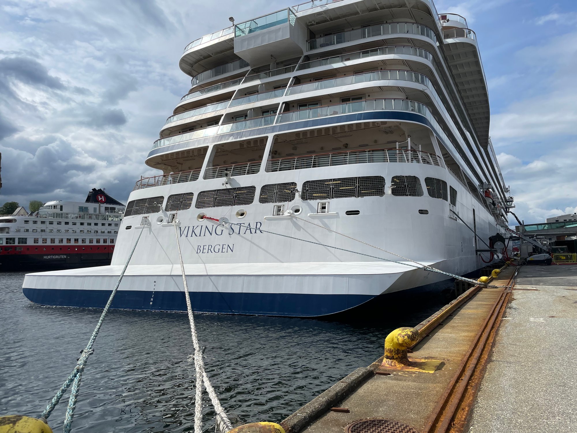 Three cruiseships on shore power for the first time