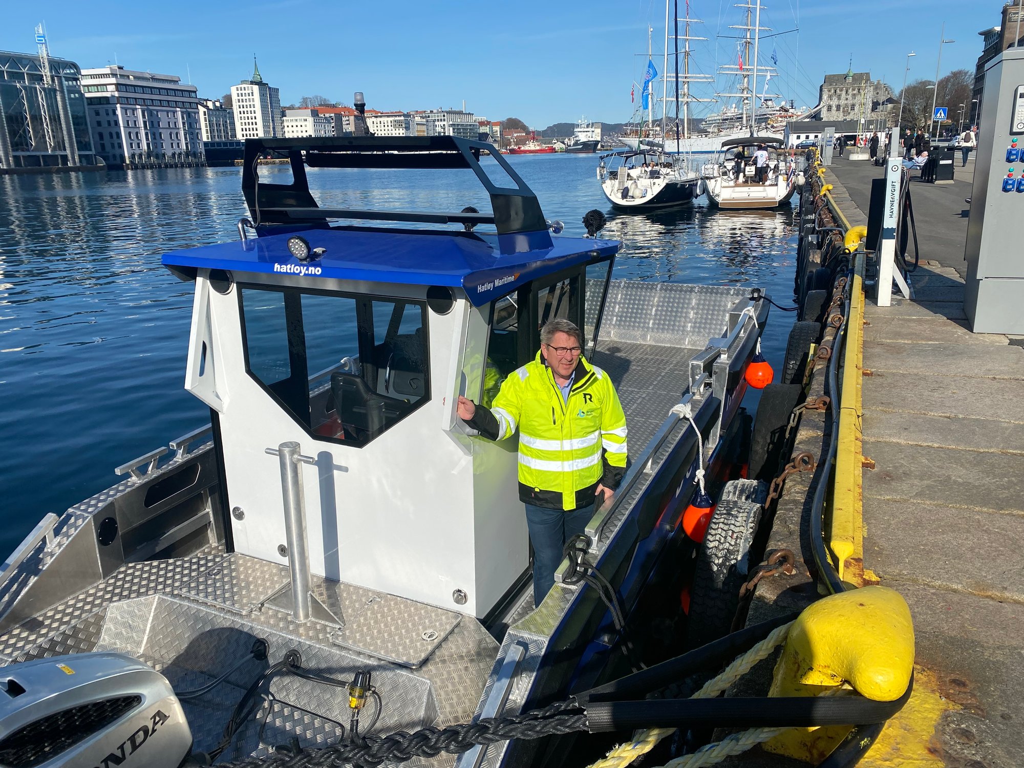 Tilsynsbåten Nordnes.