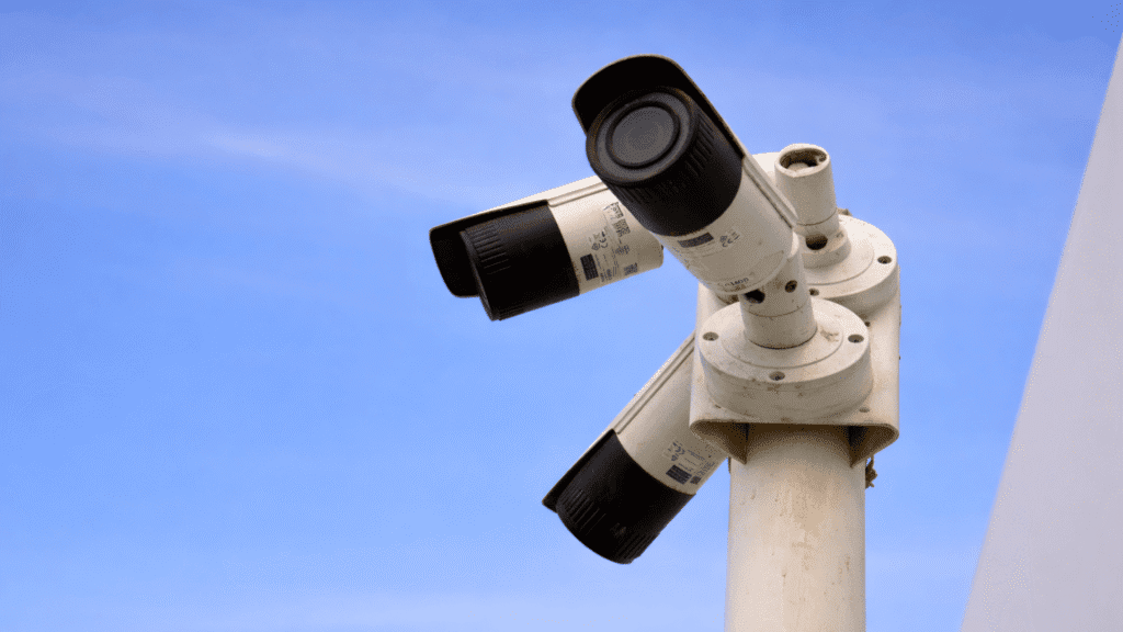 CCTV installation work at Kreeq Sports Club