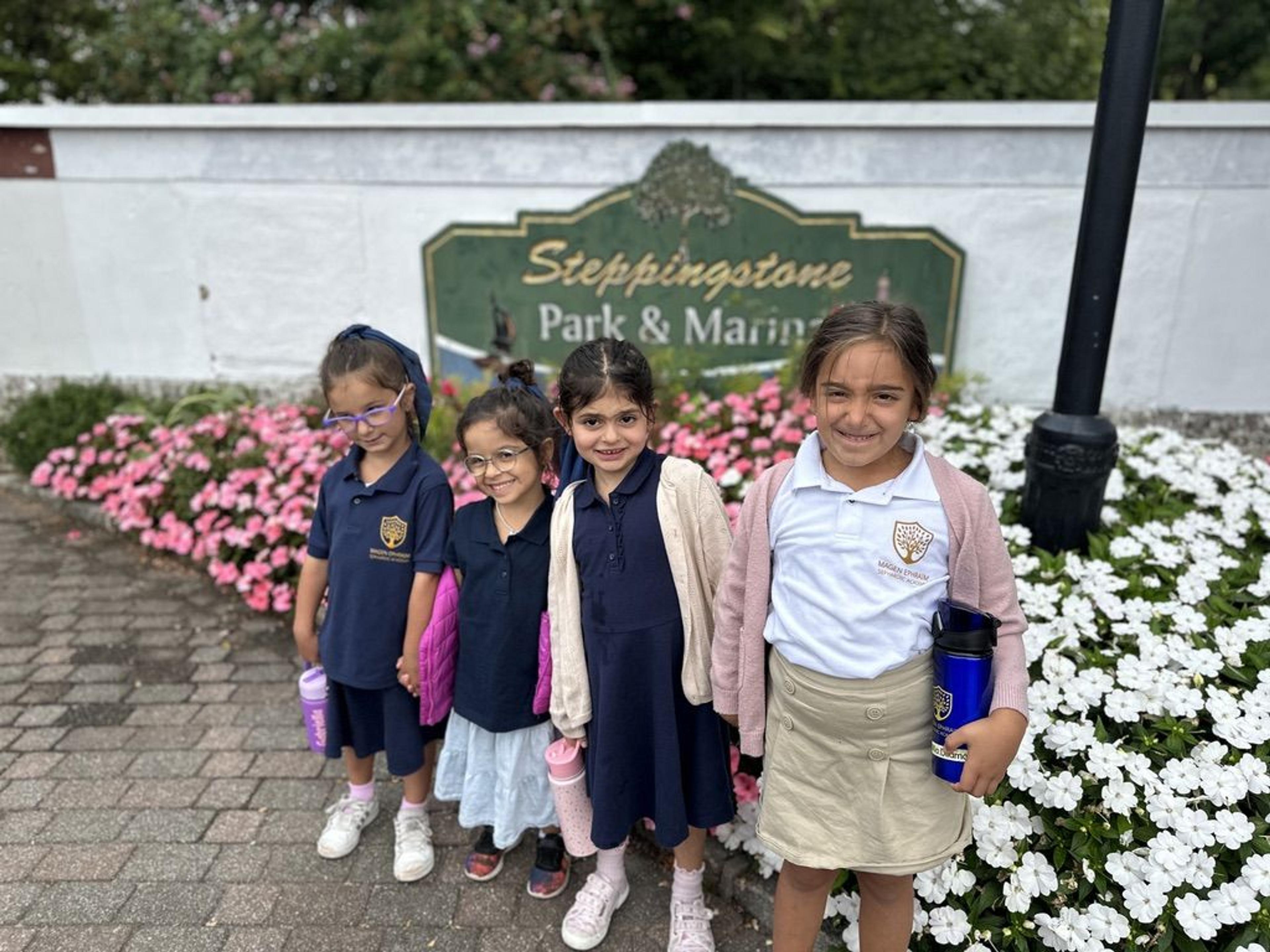 Students at Steppingstone Park