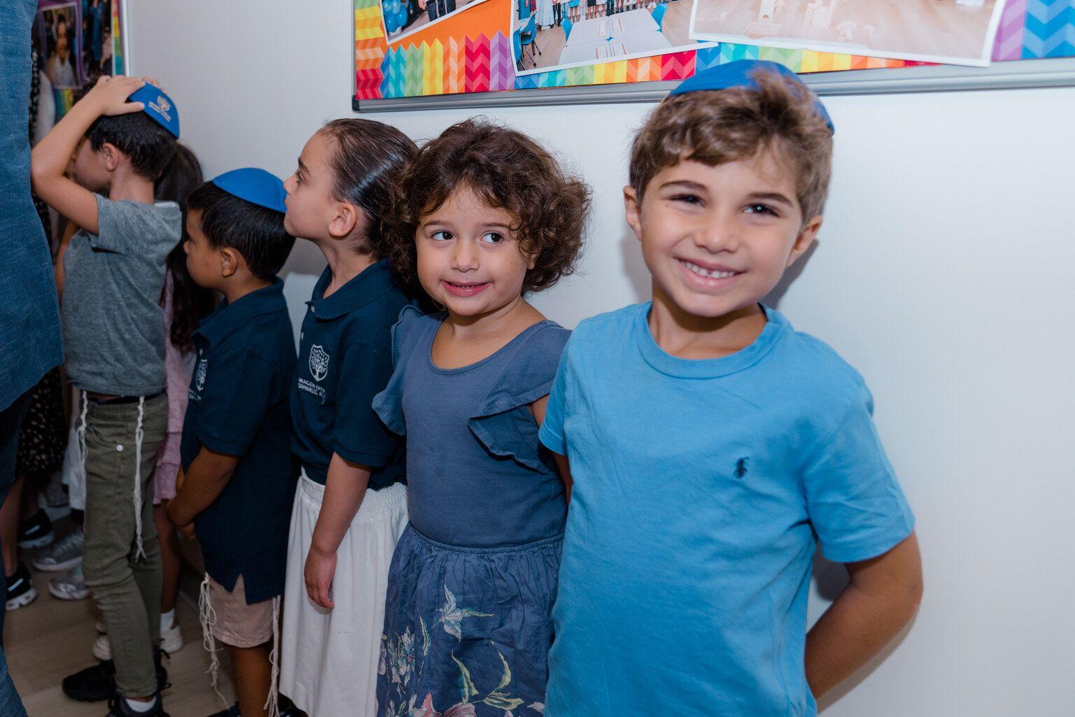 Smiling MESA students