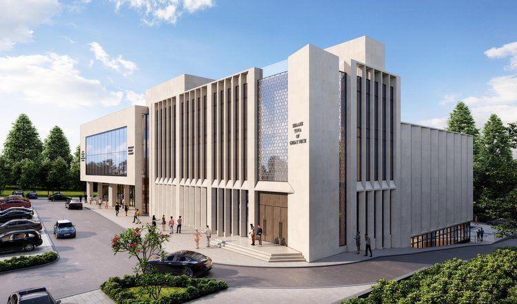 Rendering of the future campus entrance