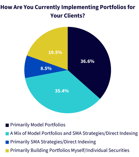 How are you currently implementing portfolios for your clients?