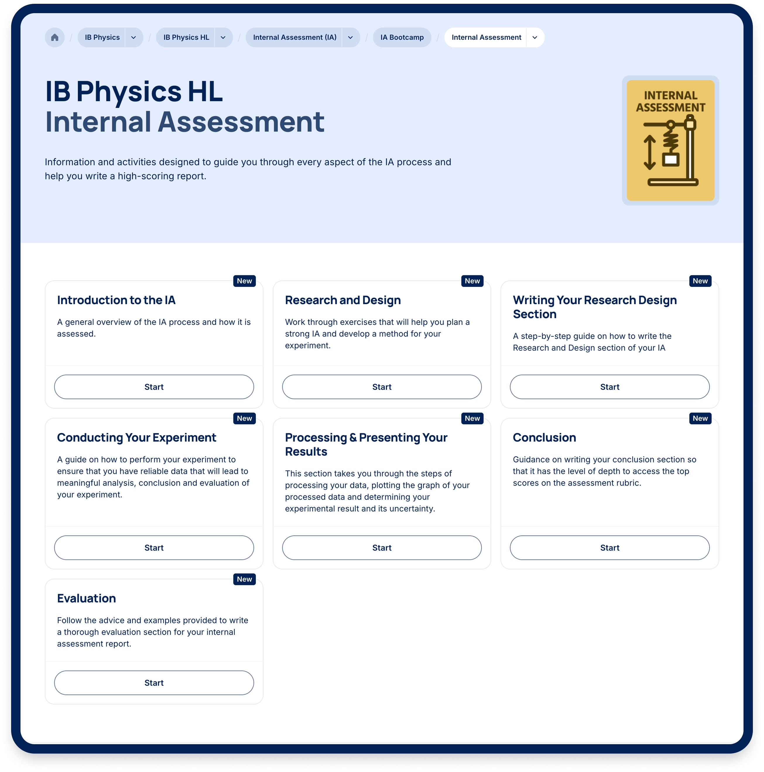 IB Physics HL IA