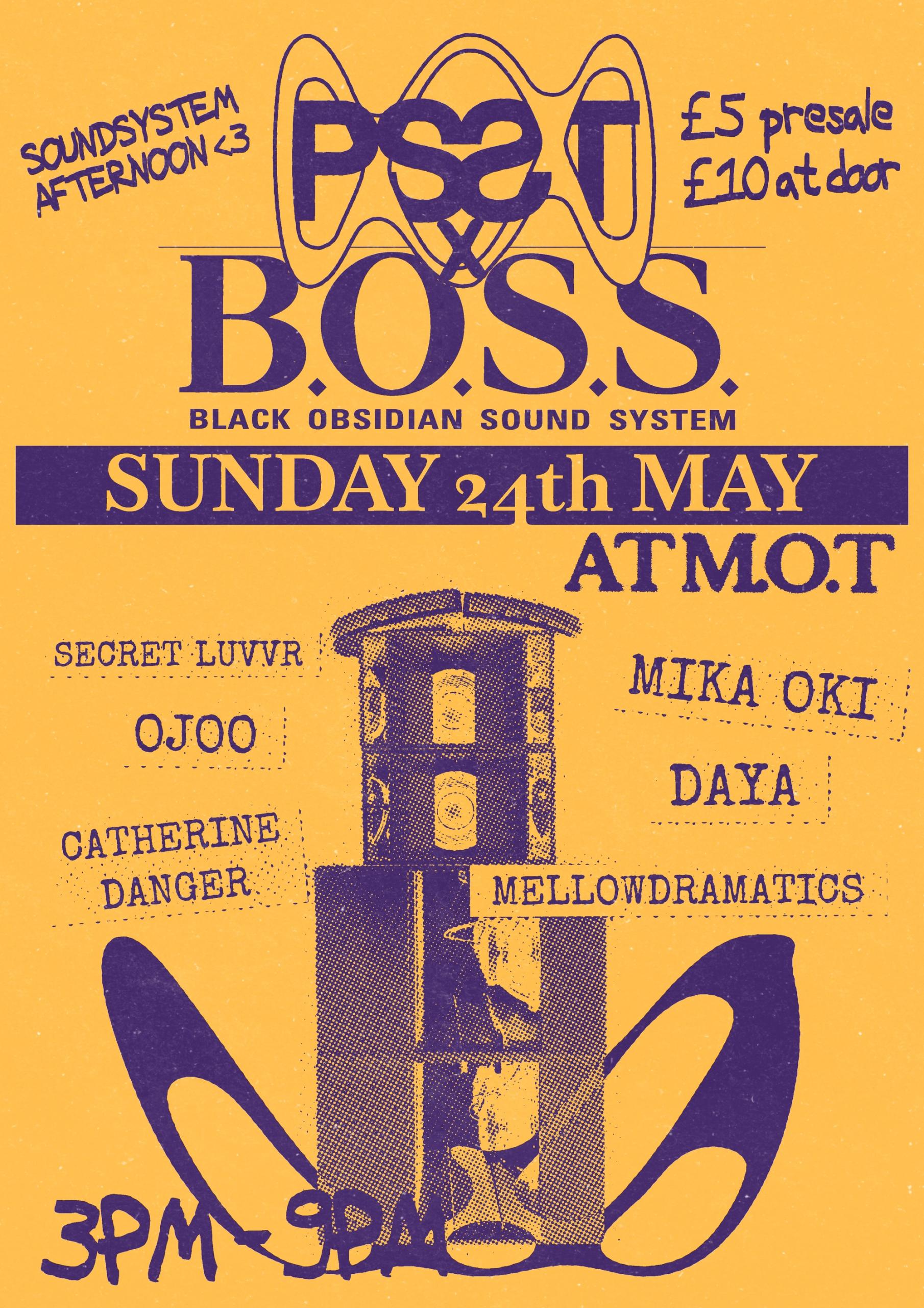 UK Tour Psst x BOSS @ M.O.T