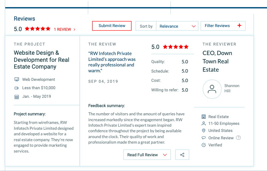 clutch reviews