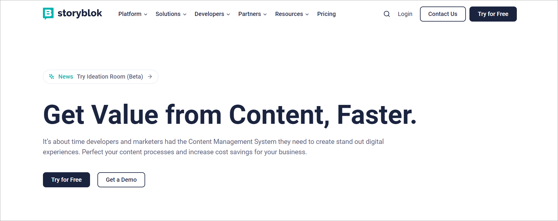 storyblok cms