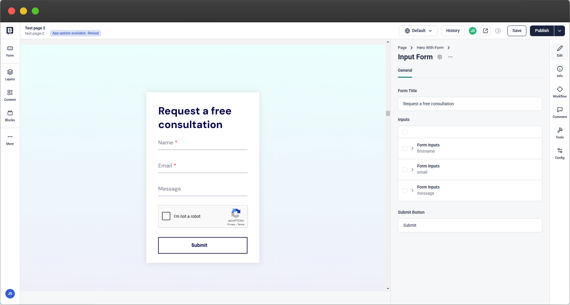 Storyblok Form Field Creation