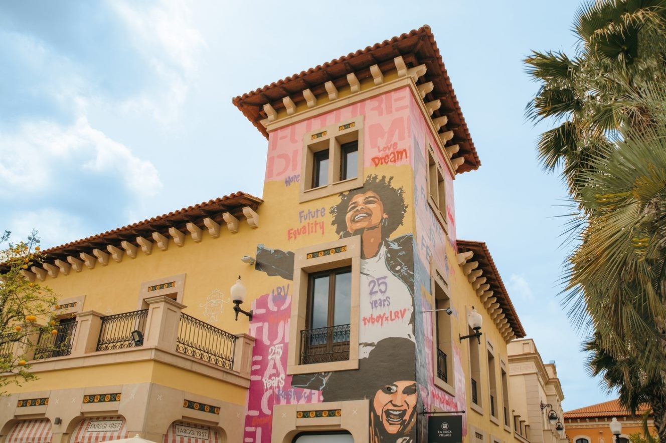 La Roca Village's TVBoy collaboration demonstrates one possibility of artist-brand crossovers in retail. Photo: La Roca Village