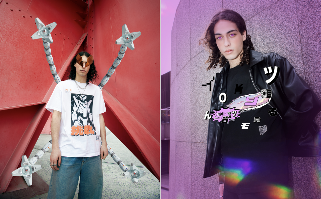 Fast fashion label Bershka's latest Web3 project taps AR technology to enhance garment potential. Photo: Bershka