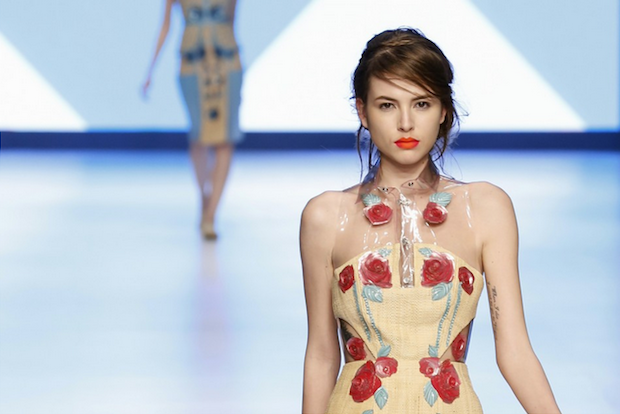 Scottish-born designer Holly Fulton's runway show at January's Hong Kong Fashion Week. (IBI Times) 