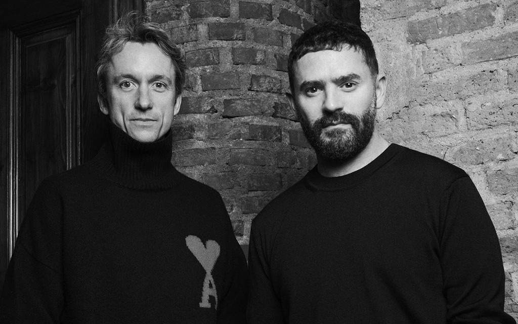 AMI's CEO Nicolas Santi-Weil and founder amp; designer Alexandre Mattiussi. Photo: AMI/Luc Braquet.