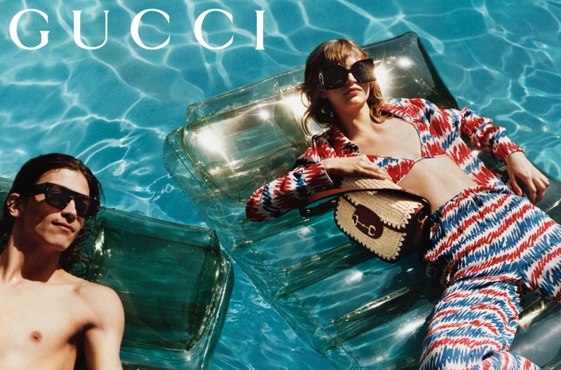 In May, Gucci debuted its Summer Stories 2023 collection, featuring vintage-inspired adaptations of the signature GG motif. Photo: Gucci