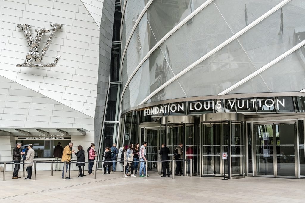 The Louis Vuitton Foundation (designed by American architect Frank Gehry in 2014) is an art museum and cultural center. Photo: Shutterstock