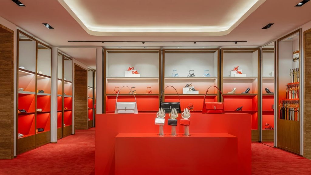 Ferragamo brings its Spring/Summer 2023 collection to stores in China. Photo: Ferragamo