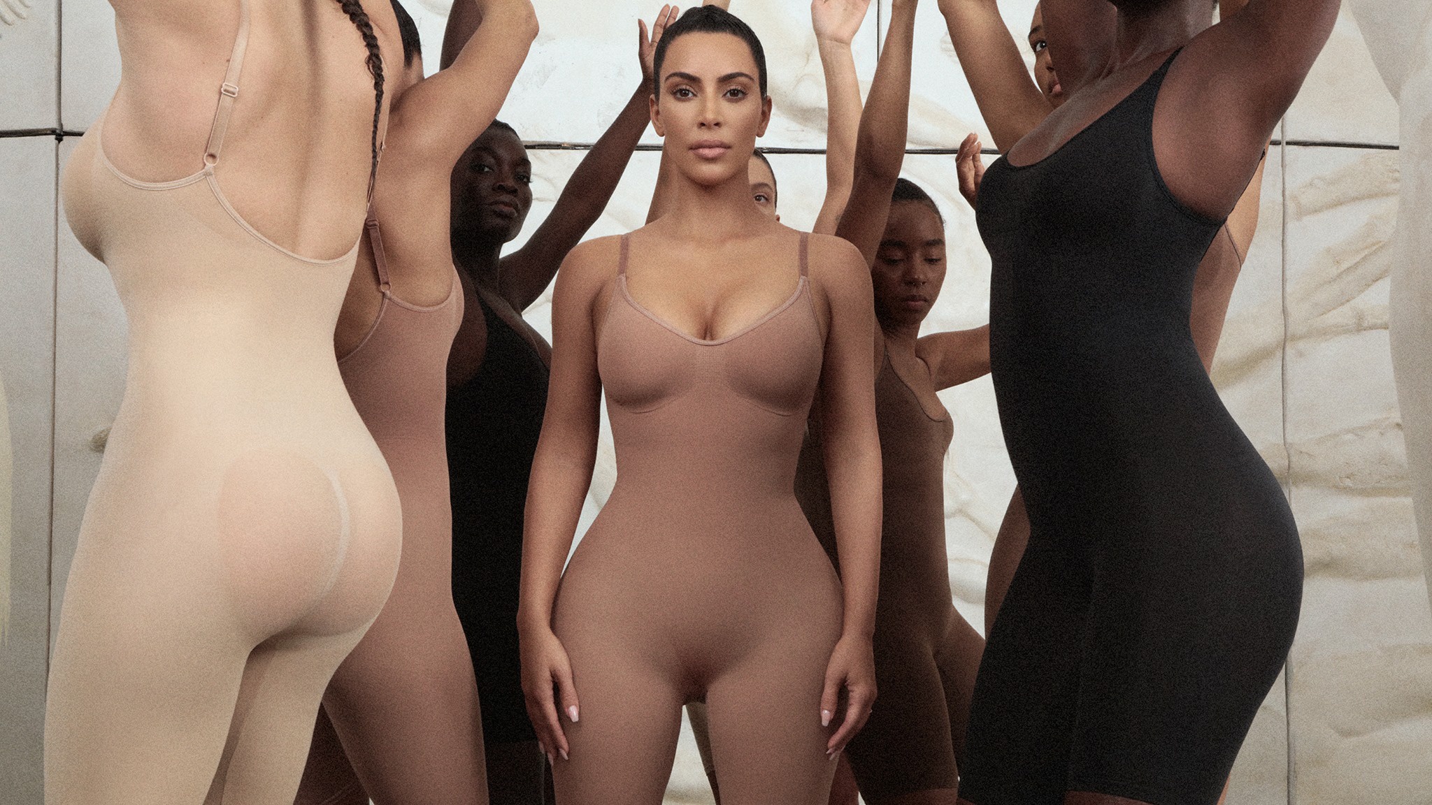Kim Kardashian has plans for global domination, revealing that her billion-dollar shapewear brand, SKIMS, is launching in China. But will Chinese consumers buy it? Photo: SKIMS