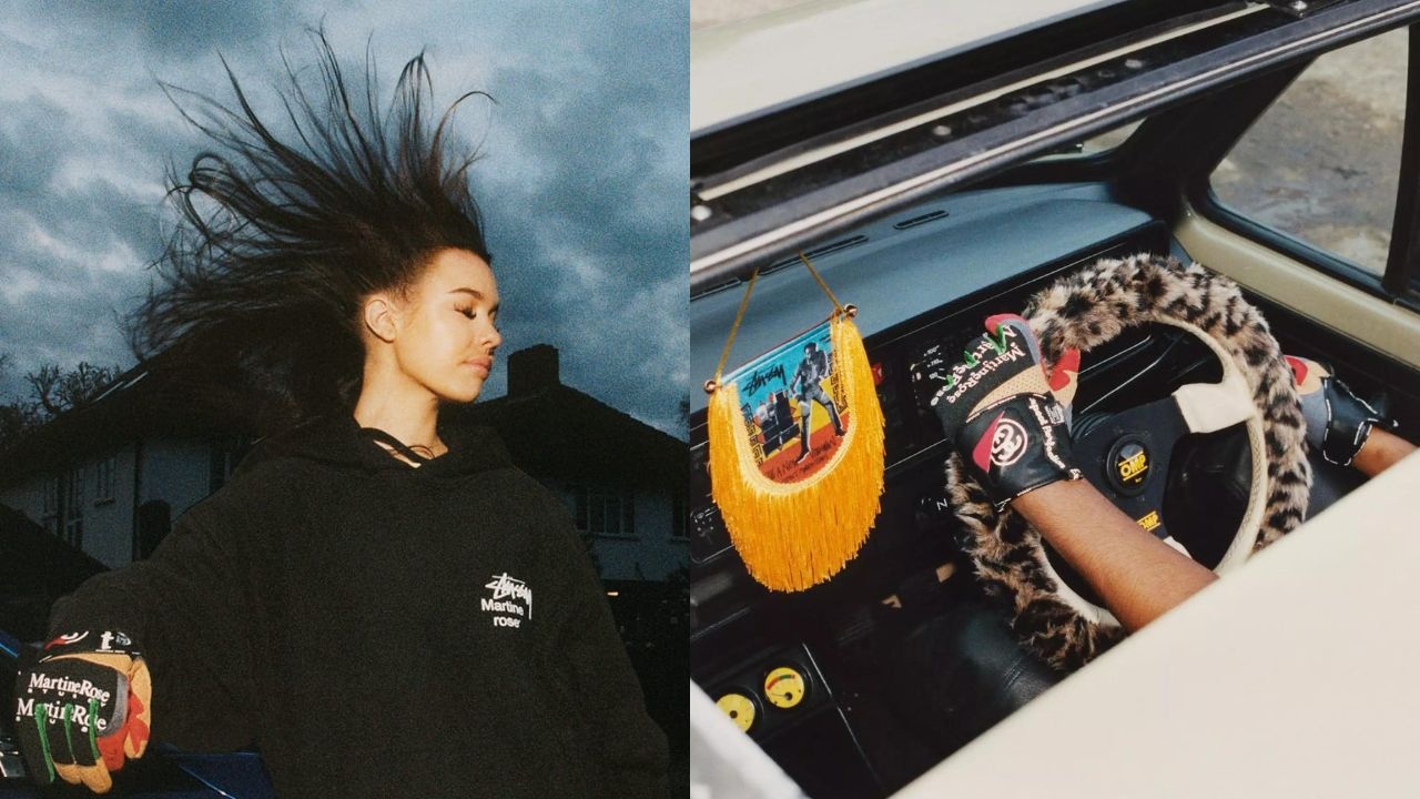 The Stüssy and Martine Rose debut collaboration invites consumers to pimp their rides and their wardrobes. Photo: Stüssy x Martine Rose