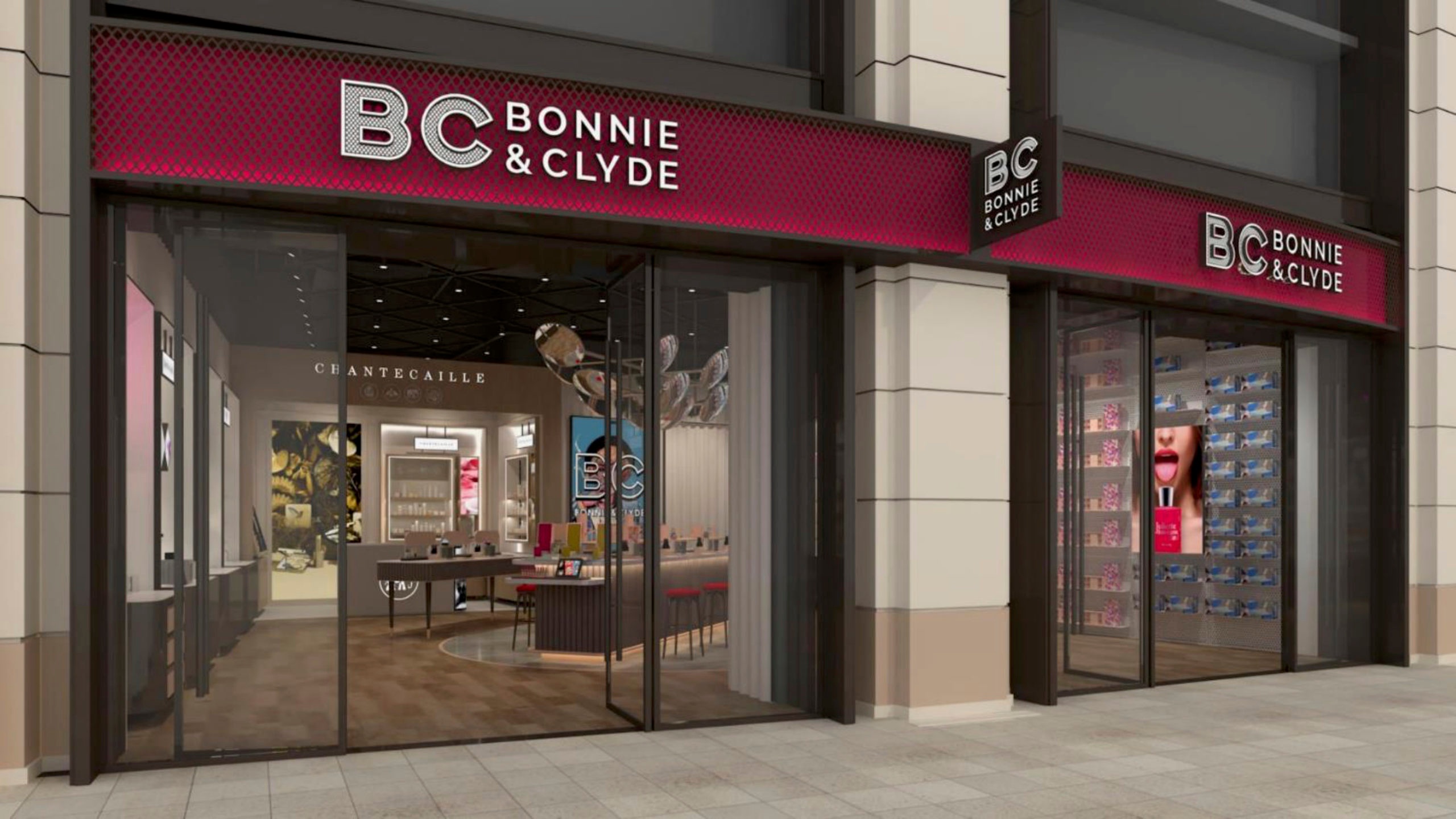 The sleek storefront of Bonnie & Clyde's shop at HKRI Taikoo Hui. Photo: Bonnie & Clyde.