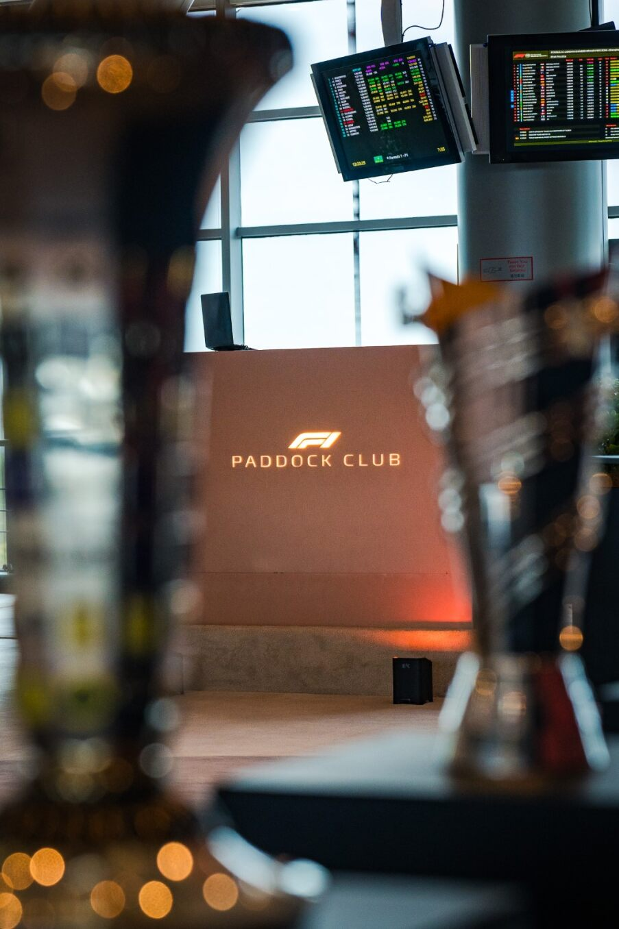 The Shanghai Paddock Club offers exclusive viewing points from atop the F1 garages. Photo: F1
