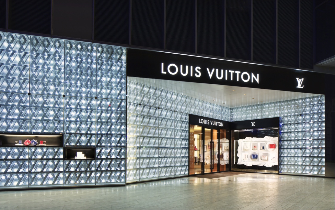 A Louis Vuitton st in Beijing. LVMH shares were hit sharply by news that Chinese border authorities have begun to cut down on daigou imports. Photo: Shutterstock