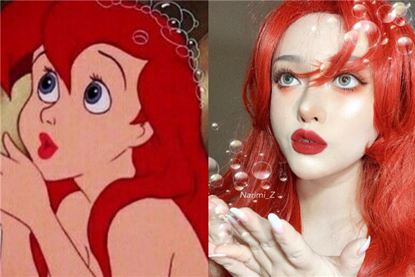 Replicating the Disney princess aesthetic requires great creativity. Source: Sohu.com