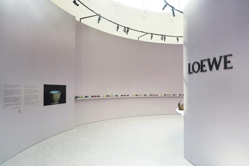 Loewe hosted a Chinese monochrome ceramics-themed exhibition at the ART021 Shanghai Contemporary Art Fair in November 2022. Photo: LOEWE’s website