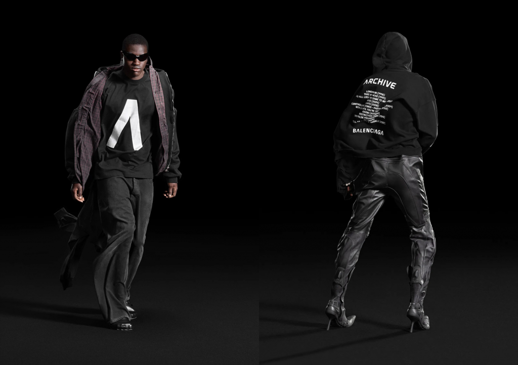 Balenciaga is using NFC chips to unlock access to an exclusive soundtrack. Photo: Balenciaga