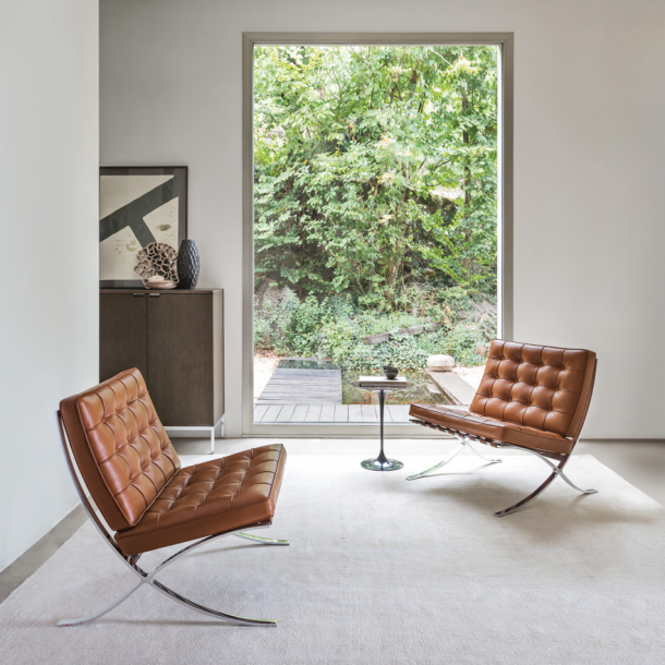 Herman Miller's Barcelona Chair retails for 6738. Photo: Herman Miller