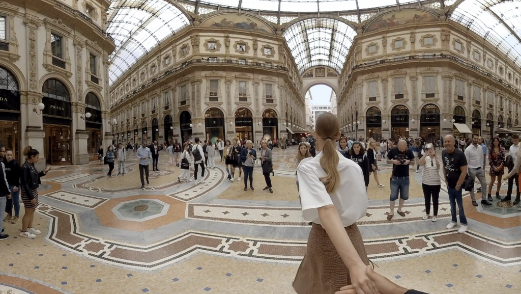Prada uses VR technology to give consumers a closer look at its latest collection. Photo: Prada